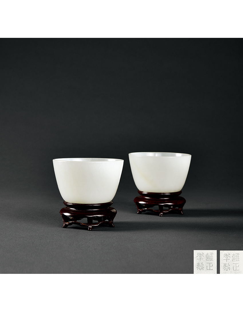 中国骨董碧玉杯（貴石）中国国家主席贈答品