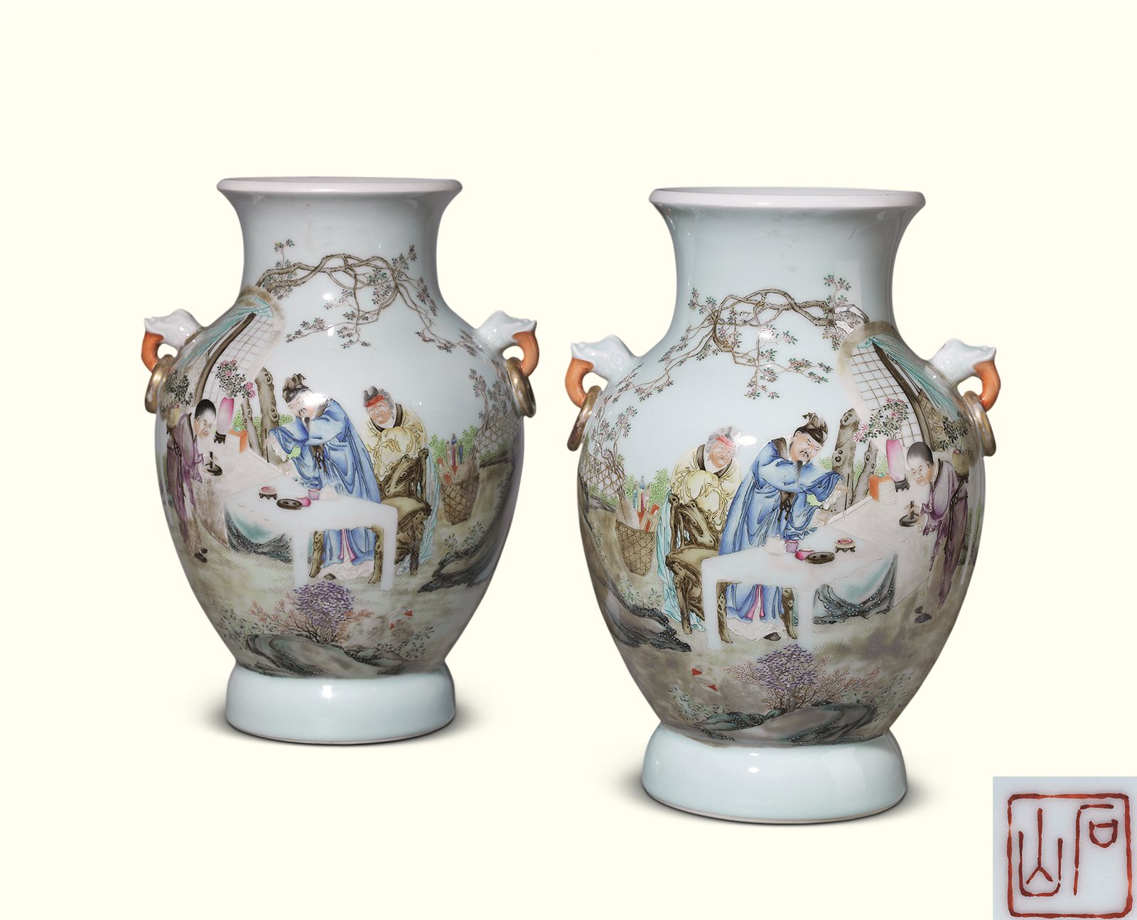 【海】中国美術品　清時代　萬福优問　人物粉彩　花瓶　酒器　骨董品 時代品 海】中国美術品 清時代 萬福优問 人物粉彩 花瓶 酒器 骨董