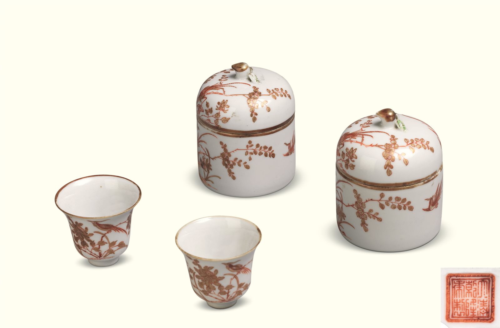 【海】粉彩茶壺②　牡丹福寿文　同治年製在印　民国時代　骨董品 時代品 中国美術 海】粉彩茶壺② 牡丹福寿文 同治年製在印 民国時代 骨董品 時代